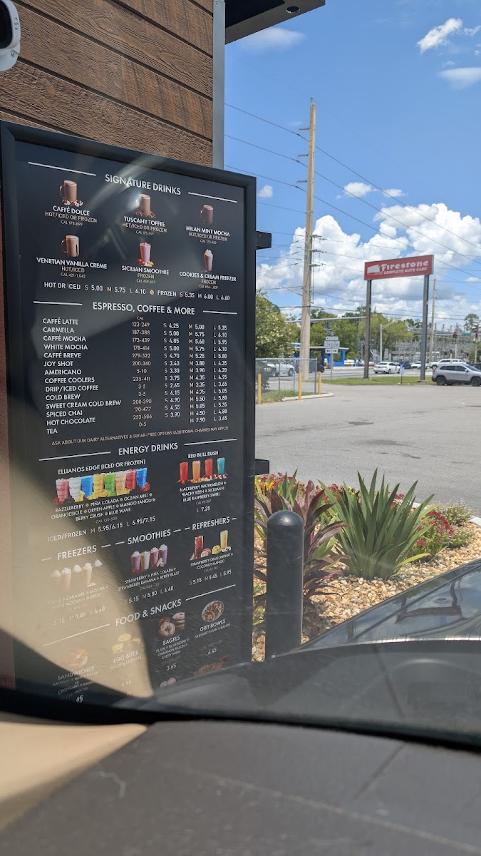 Ellianos Coffee Company Menu - Image 1